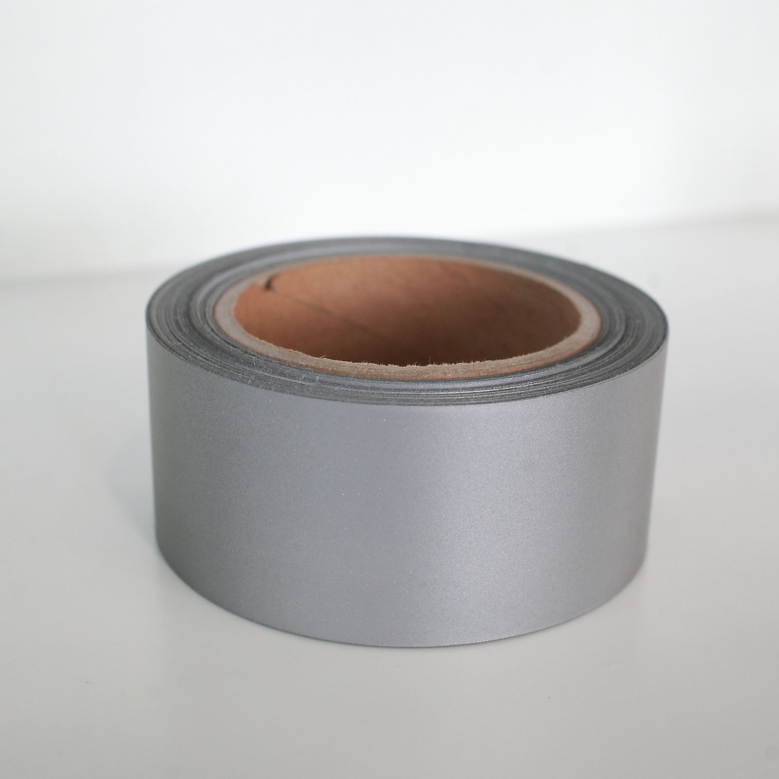 Silver reflective polyester fabric 201